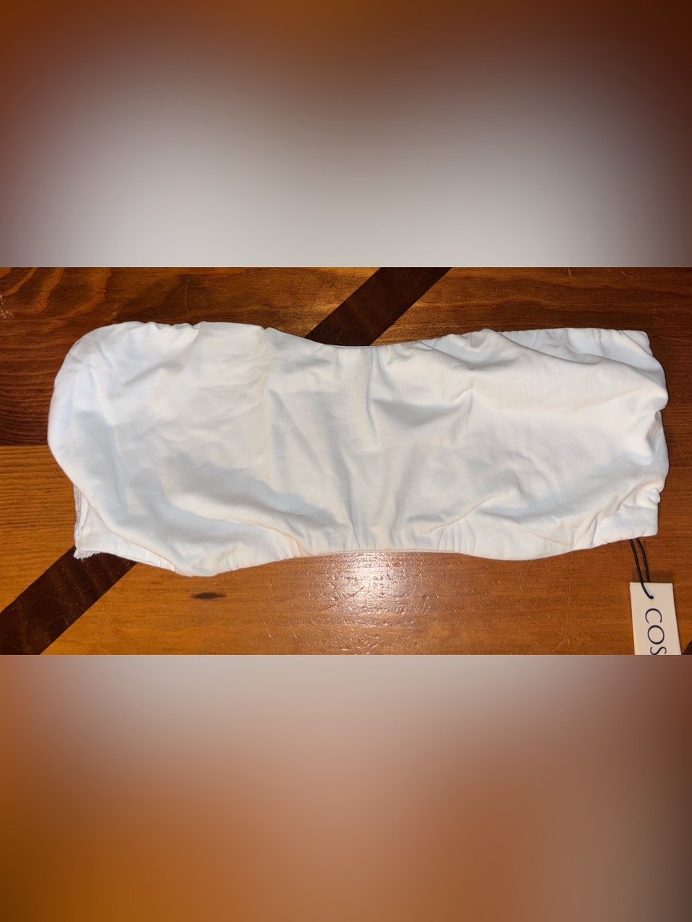 Cosabella Dolce Bandeau Bra in White Size Small or Large NWT